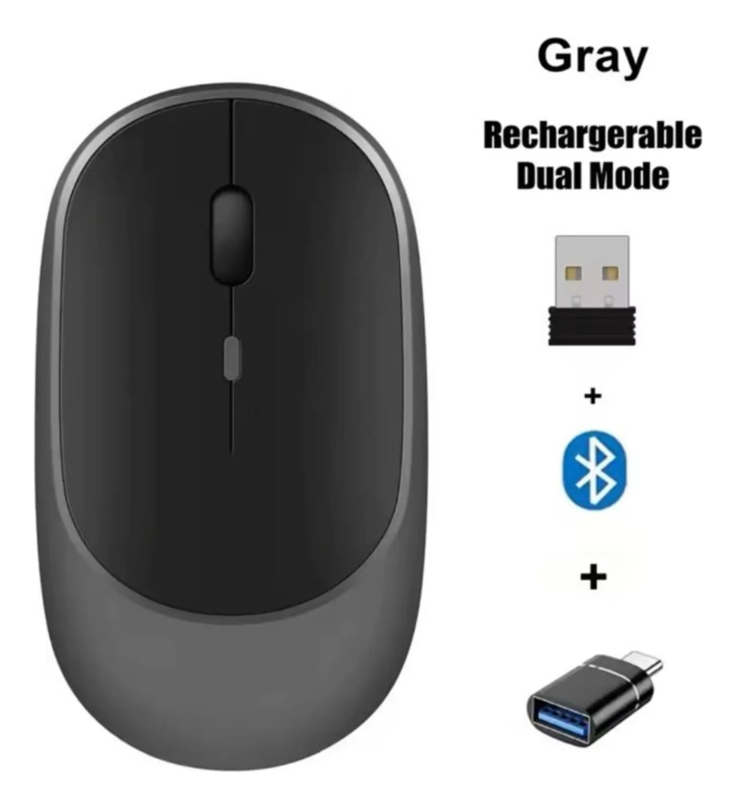 Mouse Inalámbrico Recargable